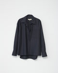 Fine Wool Oversize Shirt
