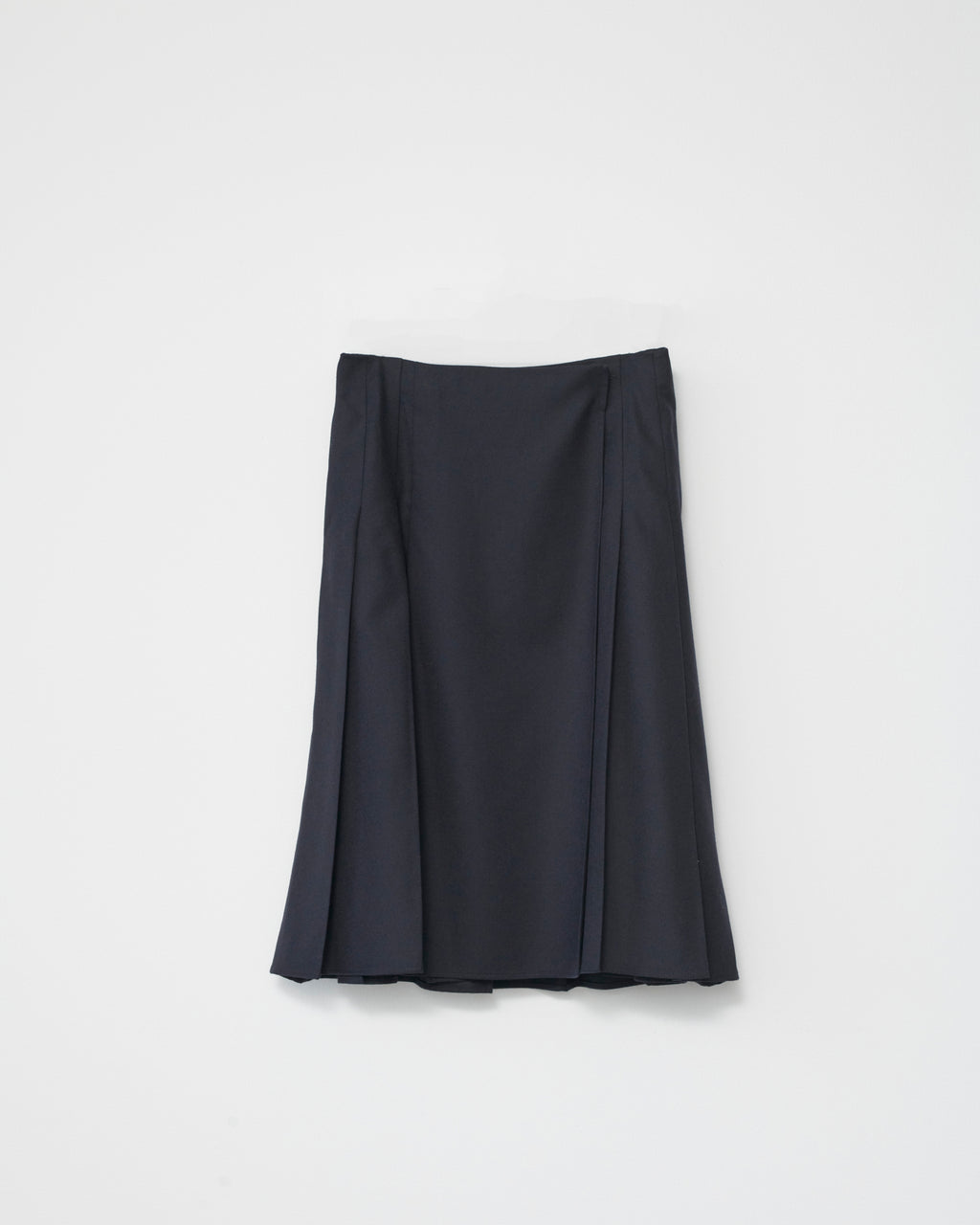 Navy skirt on a white background