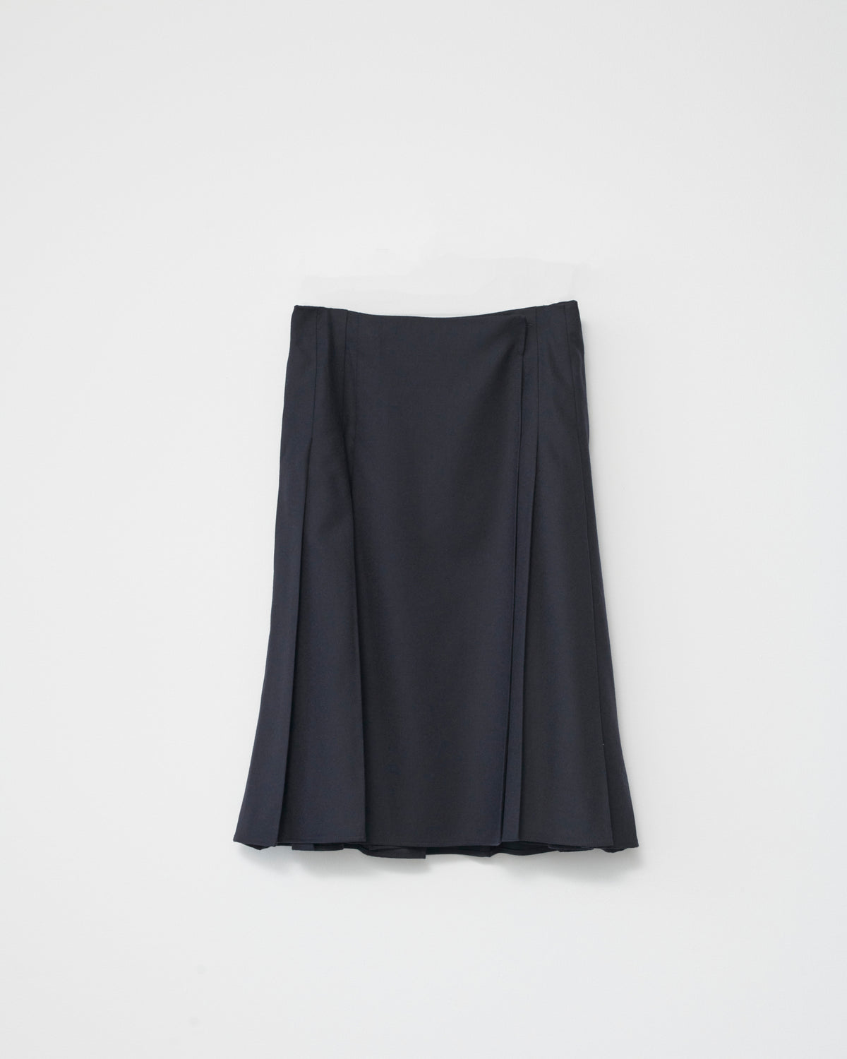 Navy skirt on a white background