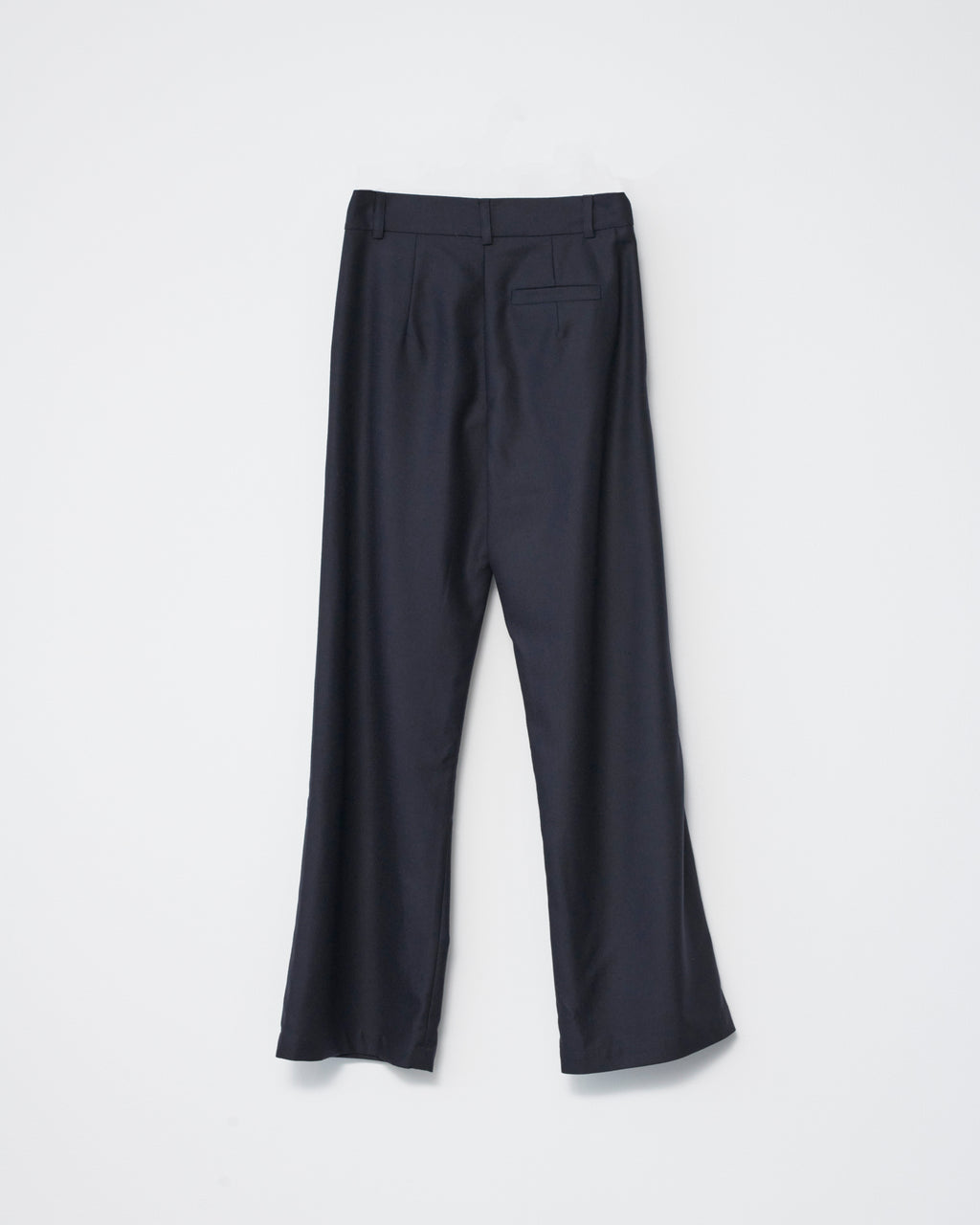 Navy pants on a white background