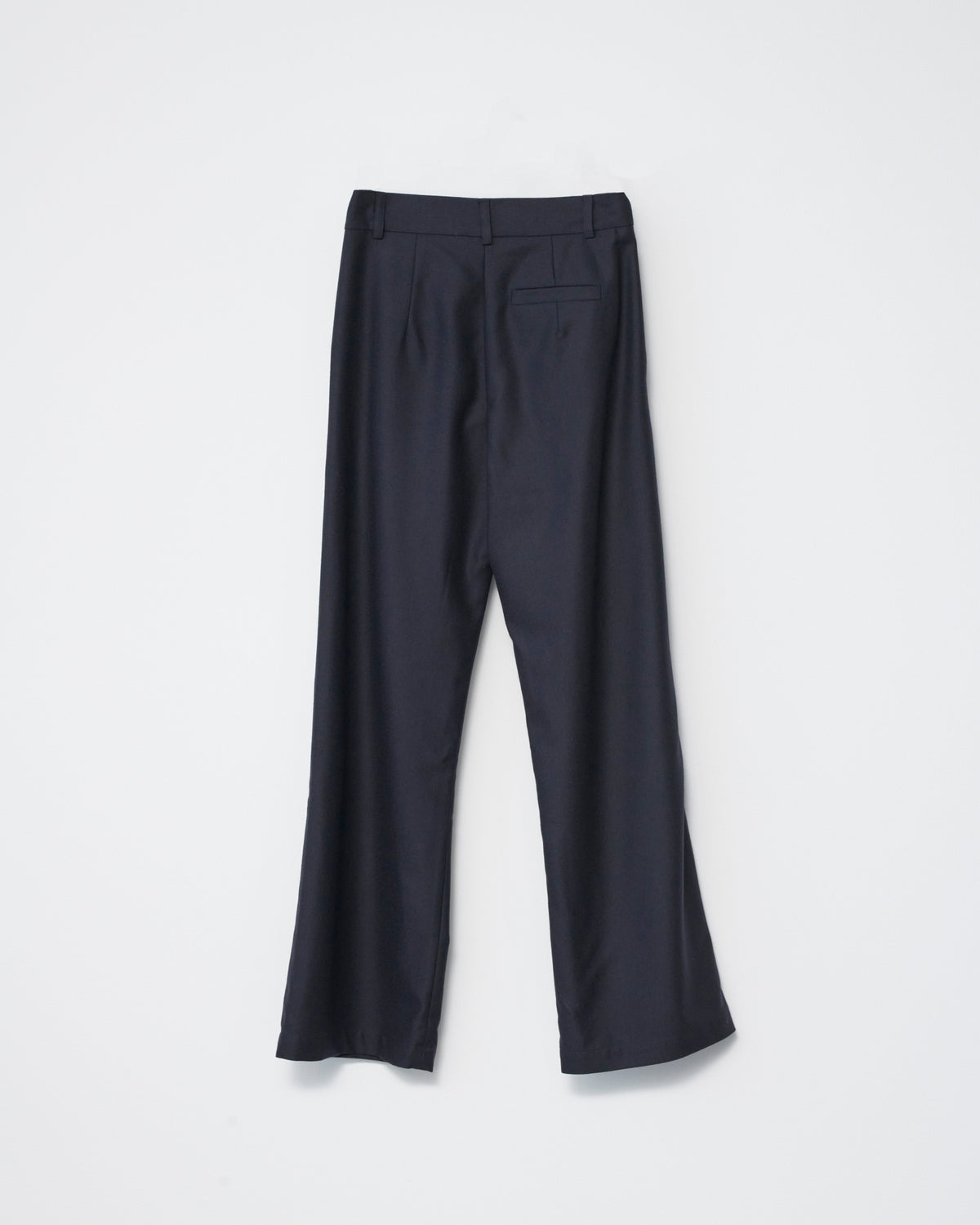 Navy pants on a white background