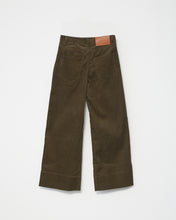 Corduroy Wide Pants olive