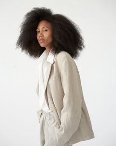 Linen Oversized Blazer