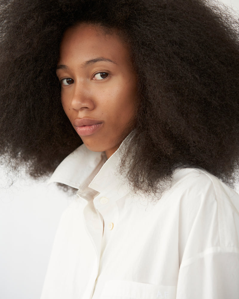 Cotton Poplin Oversized Shirt