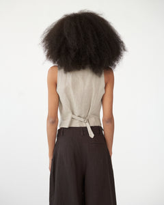 Linen vest