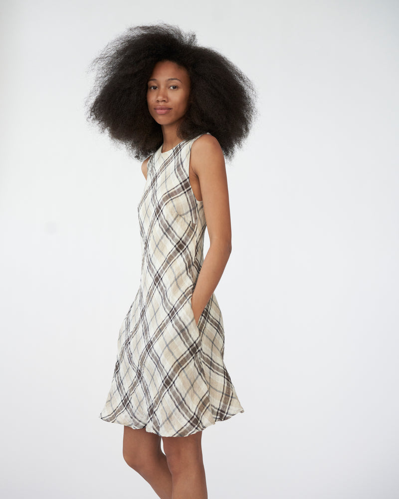 Light Linen 90's Mini Dress