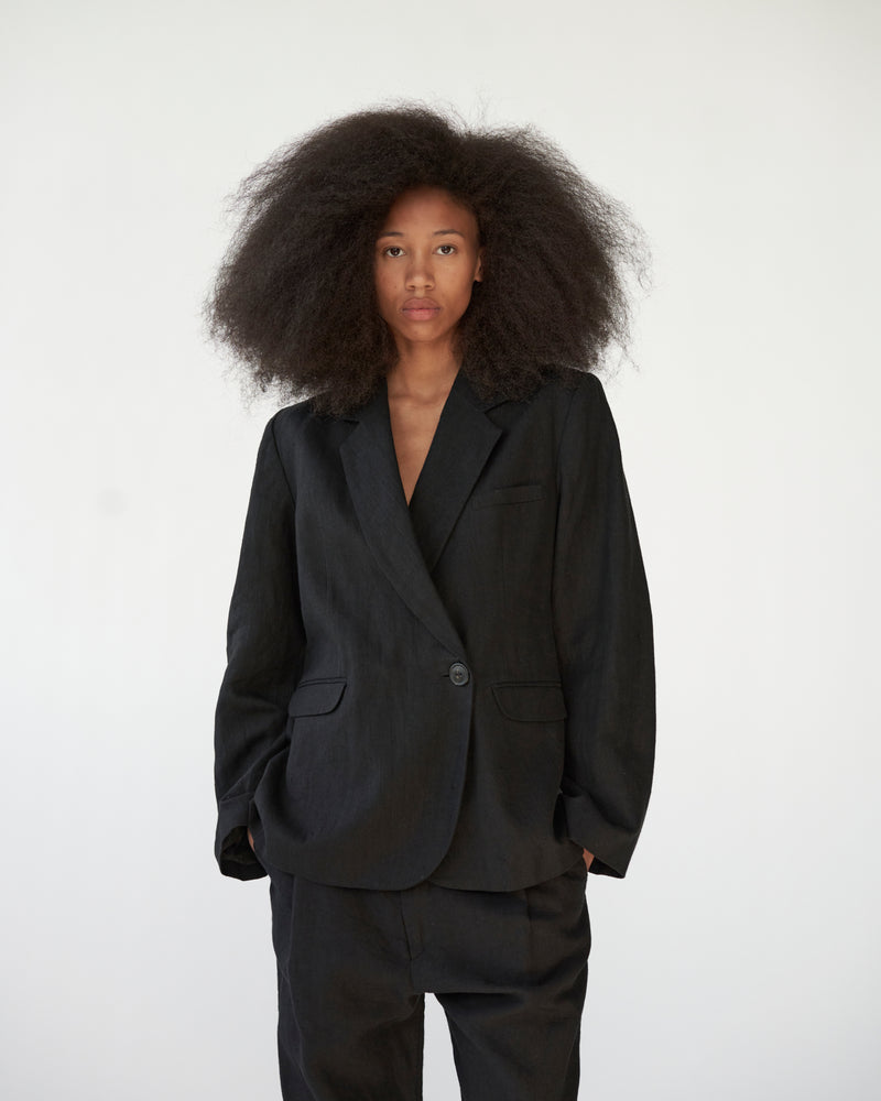 Linen Oversized Blazer