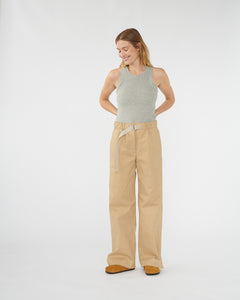 Canvas casual pants