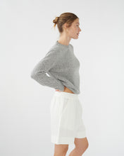 Wool mouliné jumper