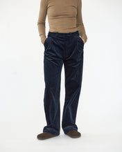 Corduroy box trousers