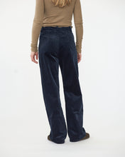 Corduroy box trousers