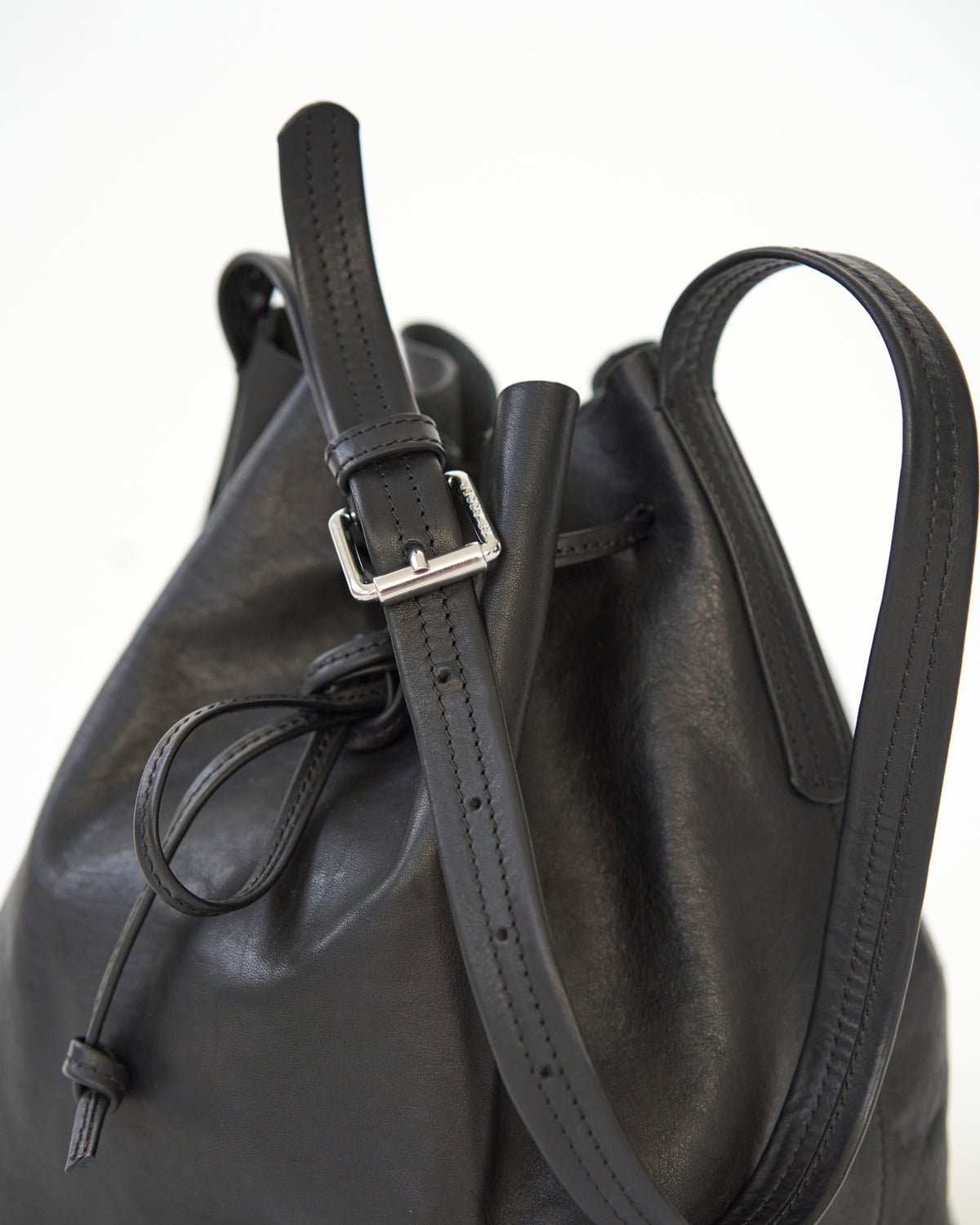 Leather Bucket Bag