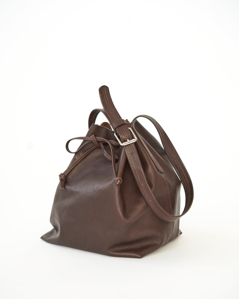 Full Grain Leather Bucket Bag