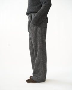 Shetland Wool Wide Box Trousers