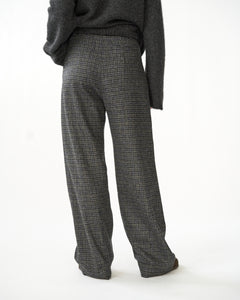 Shetland Wool Wide Box Trousers