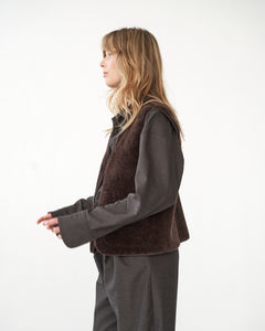 Shearling vest