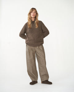 Shetland Wool Casual Pants