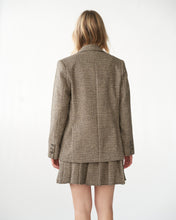 Shetland Wool Straight Blazer