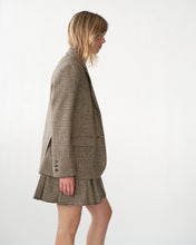 Shetland Wool Straight Blazer