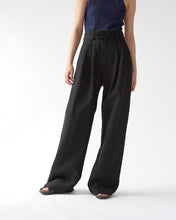 Linen Wide Box Trousers