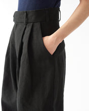 Linen Wide Box Trousers