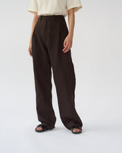 Linen Box Trousers