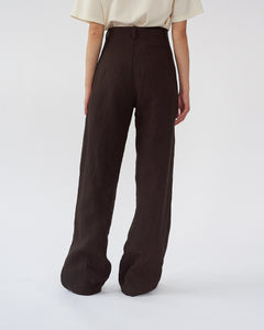 Linen Box Trousers