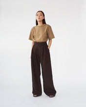 Linen Wide Box Trousers