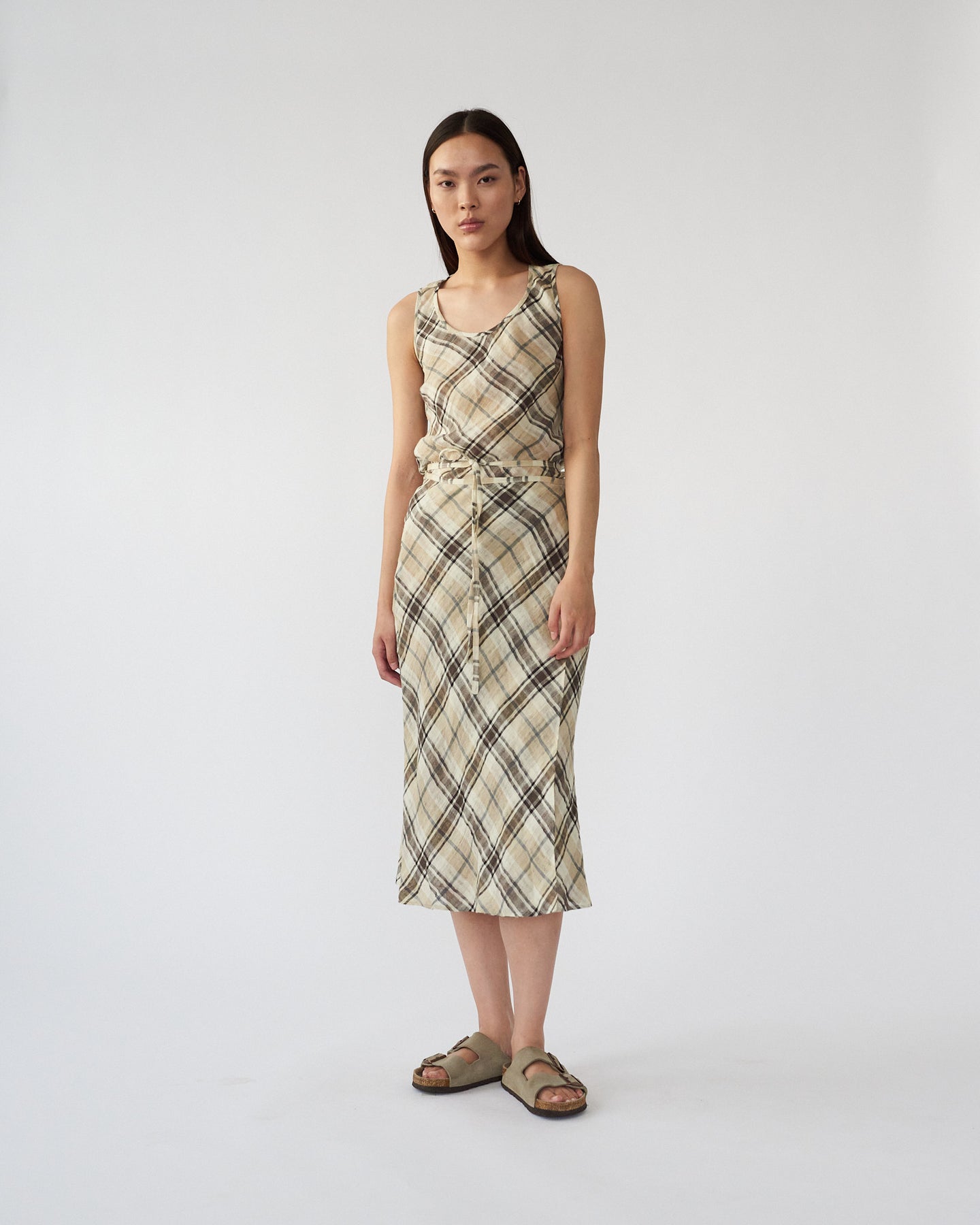 Light Linen Wrap Skirt