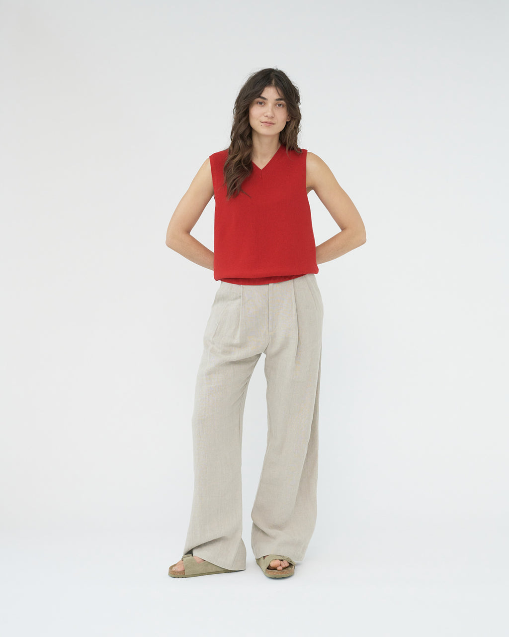 Merino knit vest