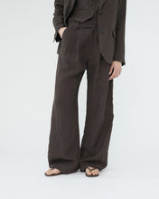 Linen Wide Box Trousers