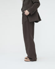 Linen Wide Box Trousers