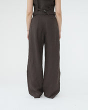 Linen Wide Box Trousers