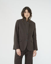 Linen Straight Blazer