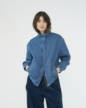 Hemp/cotton denim jacket
