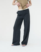 Tropical wool tracksuit pant