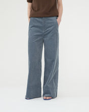 Corduroy wide pants