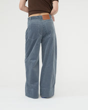 Corduroy wide pants