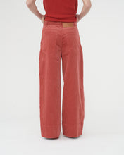 Corduroy wide pants