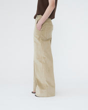 Corduroy wide pants
