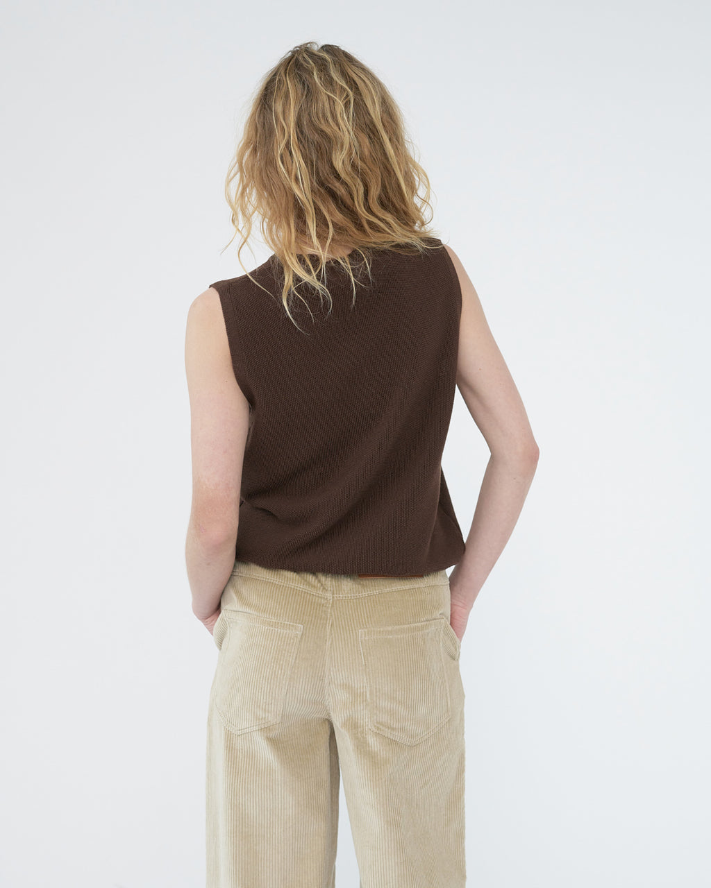 Merino knit vest