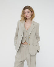 Linen Straight Blazer