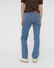 Hemp/cotton straight jeans