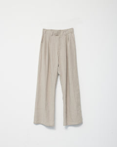 Linen Wide Box Trousers