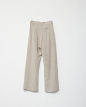 Linen Wide Box Trousers