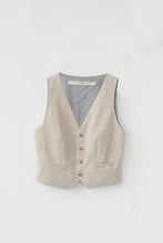Linen vest
