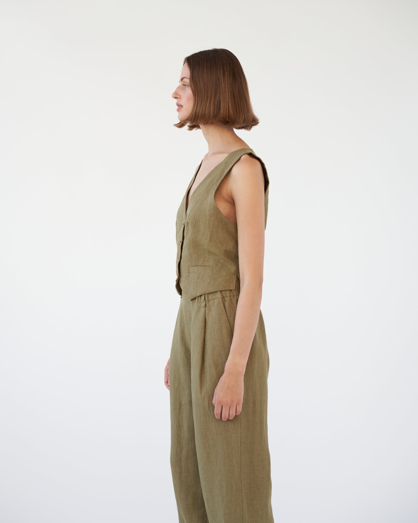 LINEN VEST – AF Agger