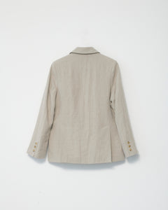 Linen Straight Blazer