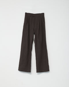 Linen Wide Box Trousers