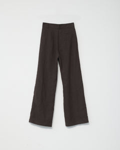 Linen Wide Box Trousers